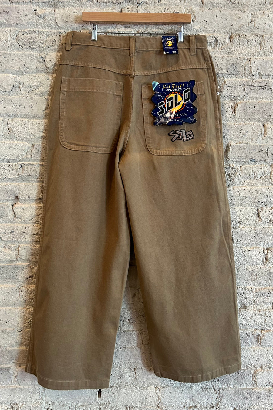 Wesley Supply Co 2000's Deadstock Solo Wide Leg Pant in Khaki - Notre