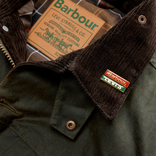 Barbour Type II Wax Jacket in Olive Green