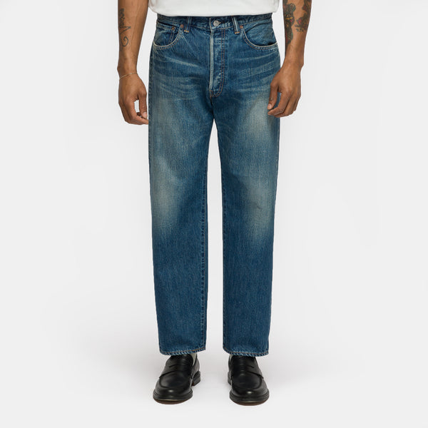 Washed Denim Pants E in Bleach
