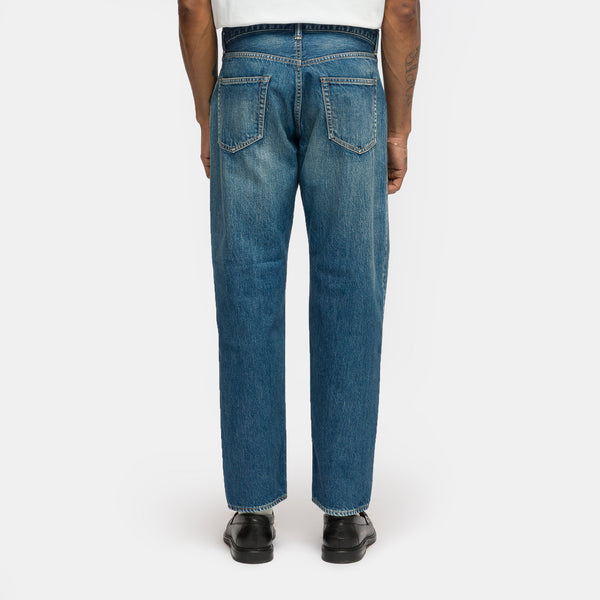 Washed Denim Pants E in Bleach