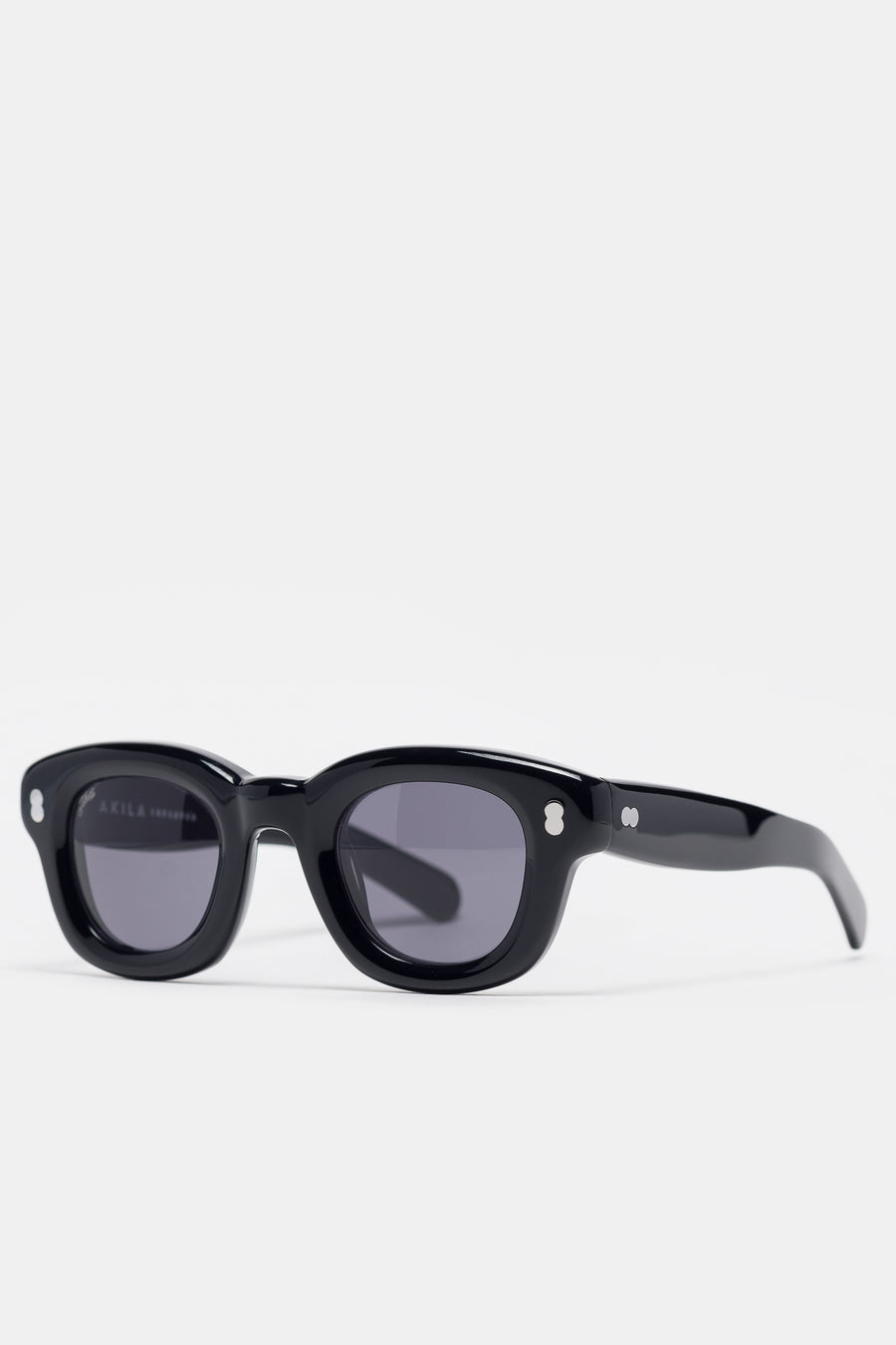 Akila Apollo Inflated Sunglasses in Black/Black - Notre