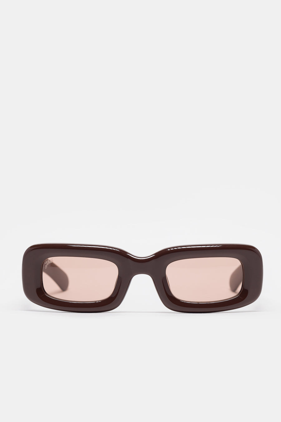 Akila Verve Inflated Sunglasses in Brown/Brown - Notre