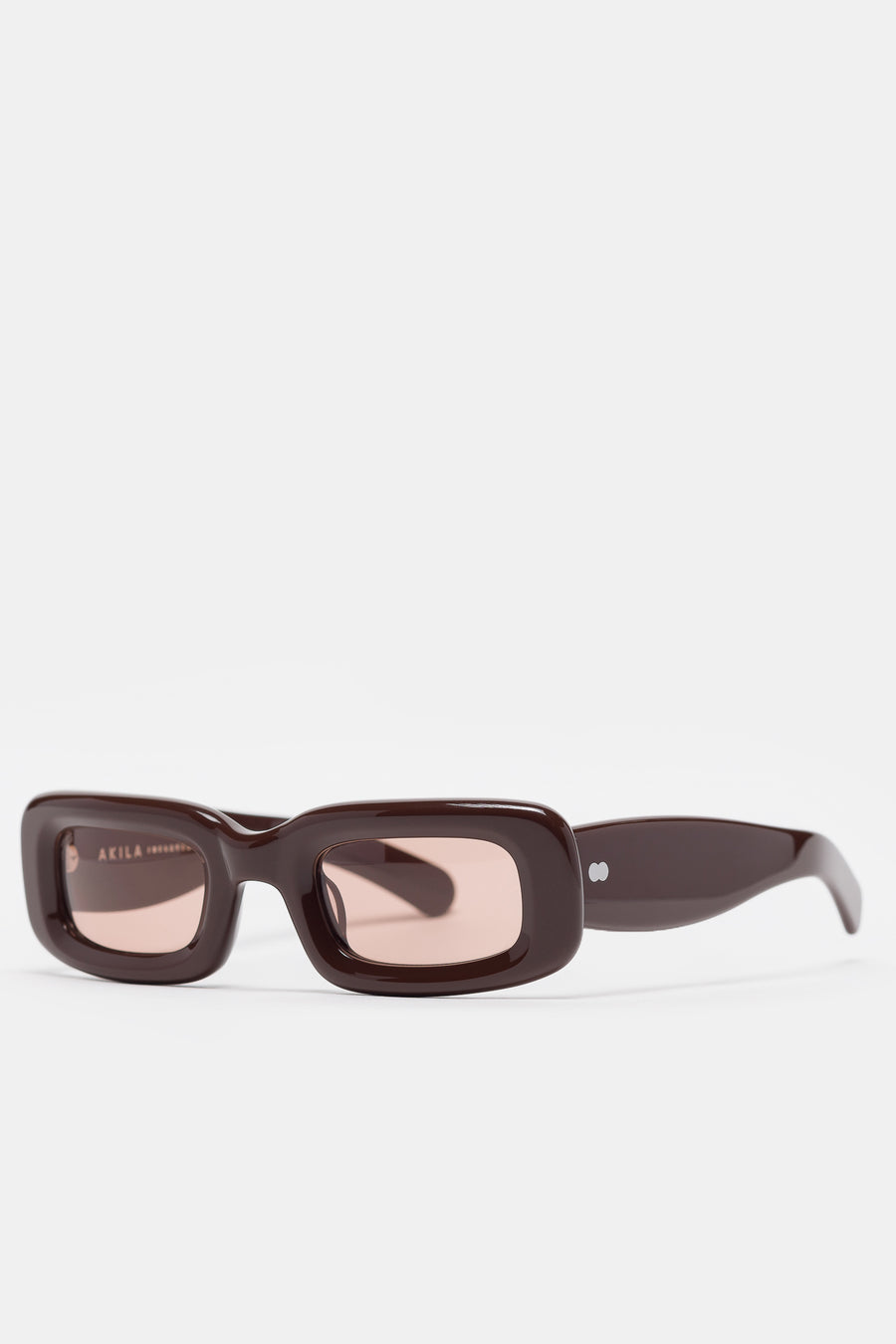 Akila Verve Inflated Sunglasses in Brown/Brown - Notre