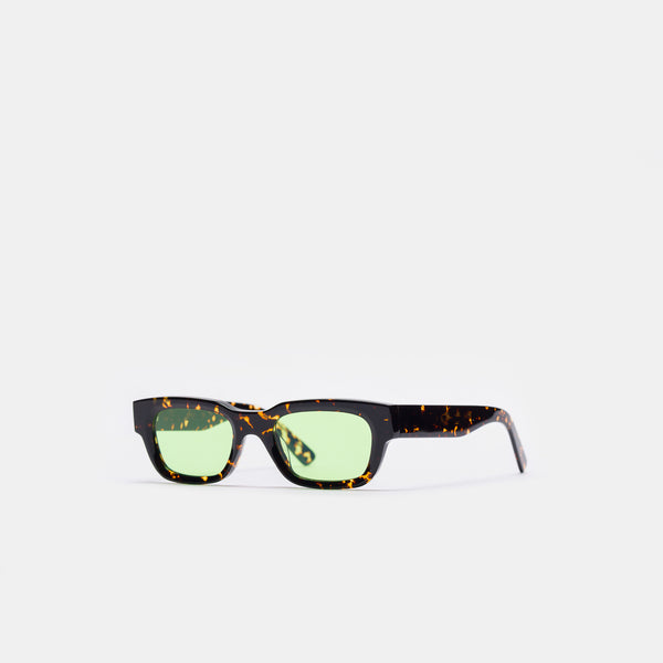 Zed Sunglasses in Tokyo Tortoise/Apple Green – AKILA