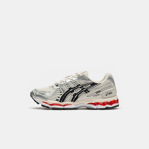 Lapstone and Hammer Gel-Kayano 12.1 Sneaker in Cream/Pure Silver