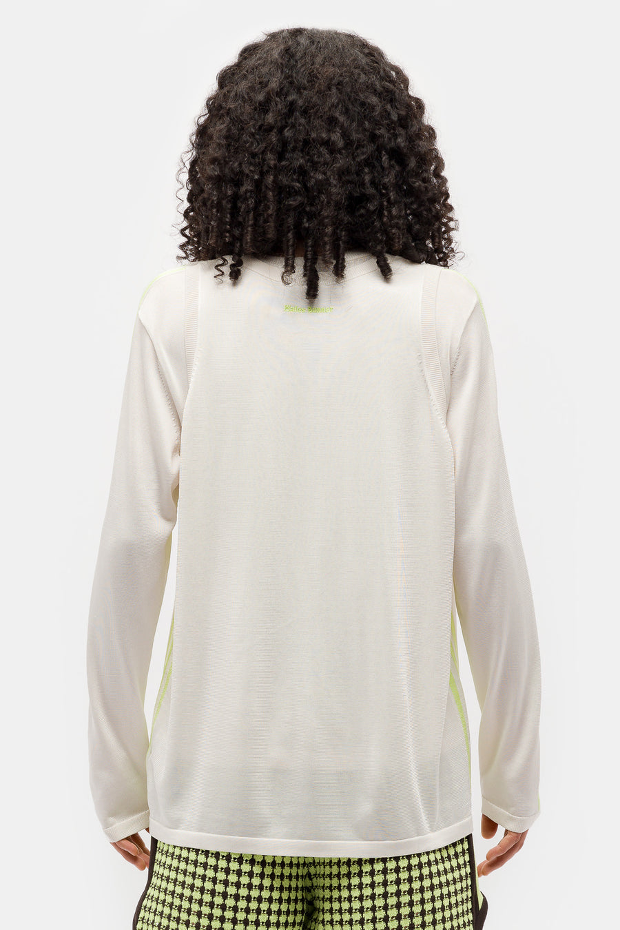 adidas Wales Bonner Knit Vest in Chalk White/Semi Frozen Yellow - Notre