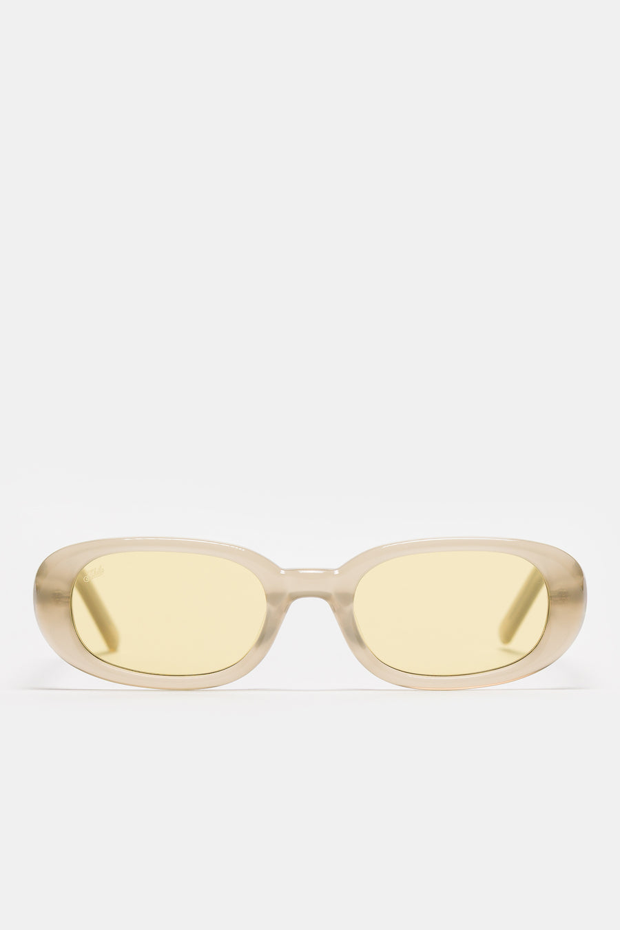 Akila Blossom Sunglasses in Beige/Yellow - Notre