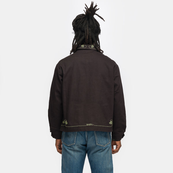 Lucky Draw Jacket in Black - Bode