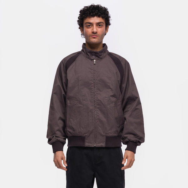 【希少】80s BARNEYS sweat harrington jacket Richie Harrington Jacket in Storm Grey