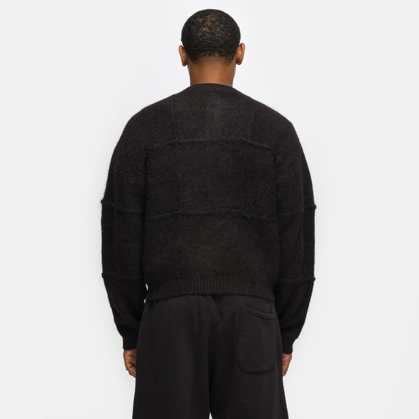 Tinsley Alpaca Cardigan in Caviar