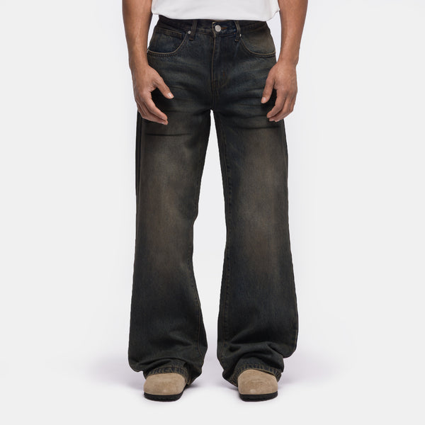 LAX Straight Cut Jean in Washed Blue - Basketcase Gallery