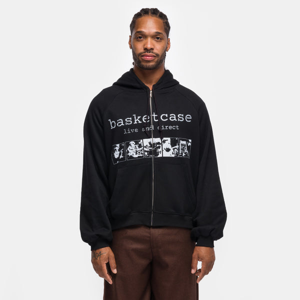 Scar Thermal Line Zip Hoodie in Black - Basketcase Gallery