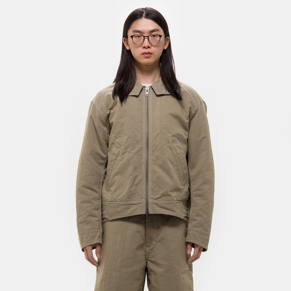 利充服部　　USA製　PENDLETON　Thinsulate３M　ウール Welder Zip Insulated Jacket in Travertine