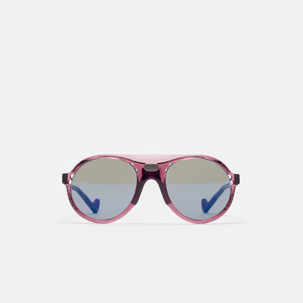 Kazu Tourer Sunglasses in Purple/D+ Blue Ice - District Vision