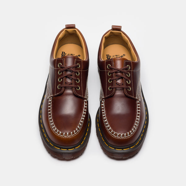 Lowell Moc Toe Shoe in Butterscotch - Dr Martens