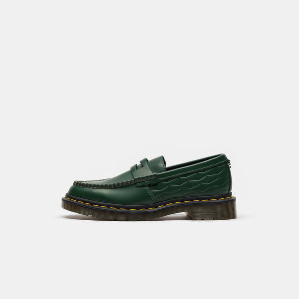 Wasted Youth Penton Loafer in Green - Dr. Martens