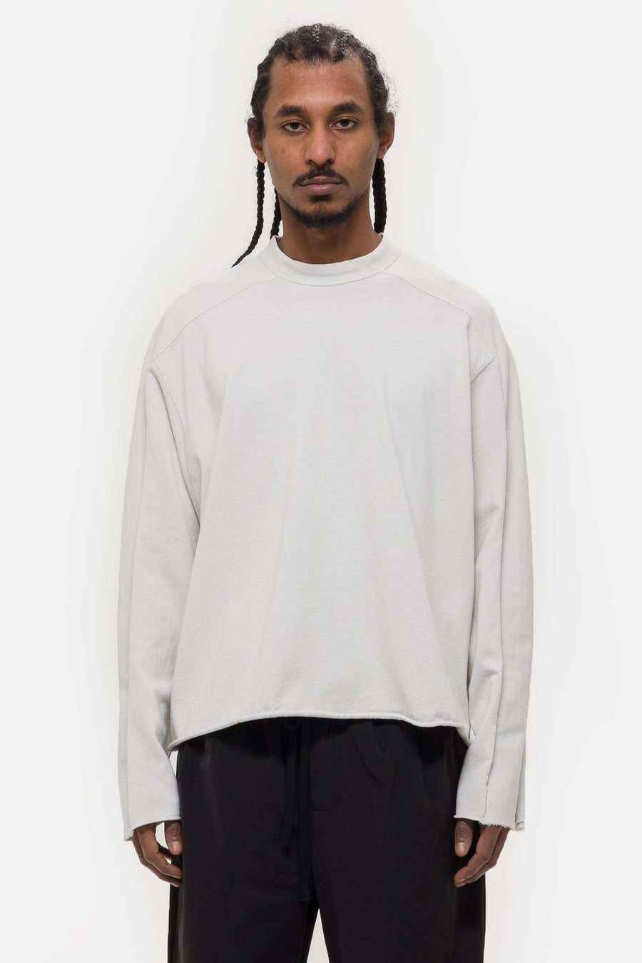 Entire Studios Heavy LS Tee in White - Notre