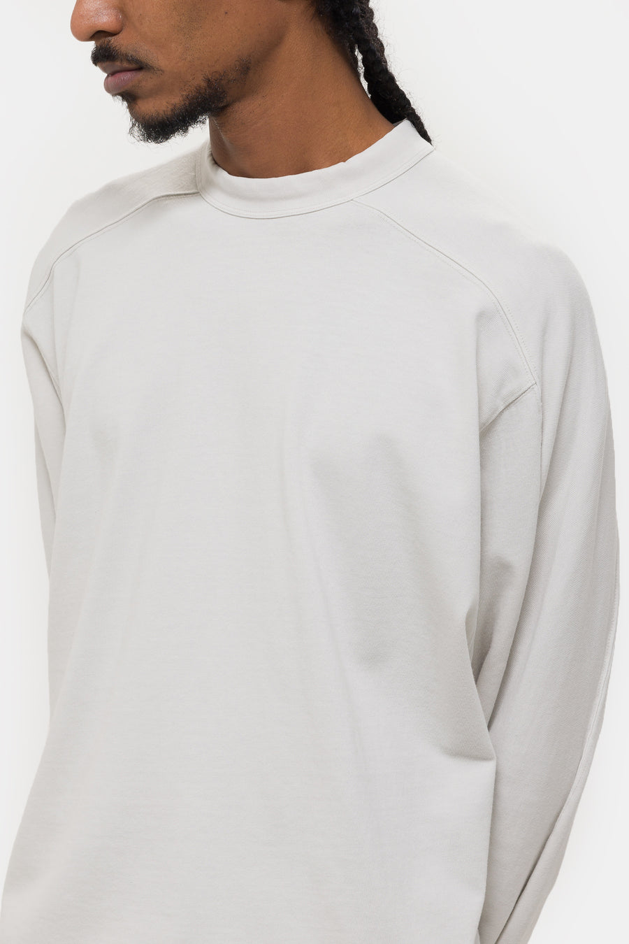 Entire Studios Heavy LS Tee in White - Notre