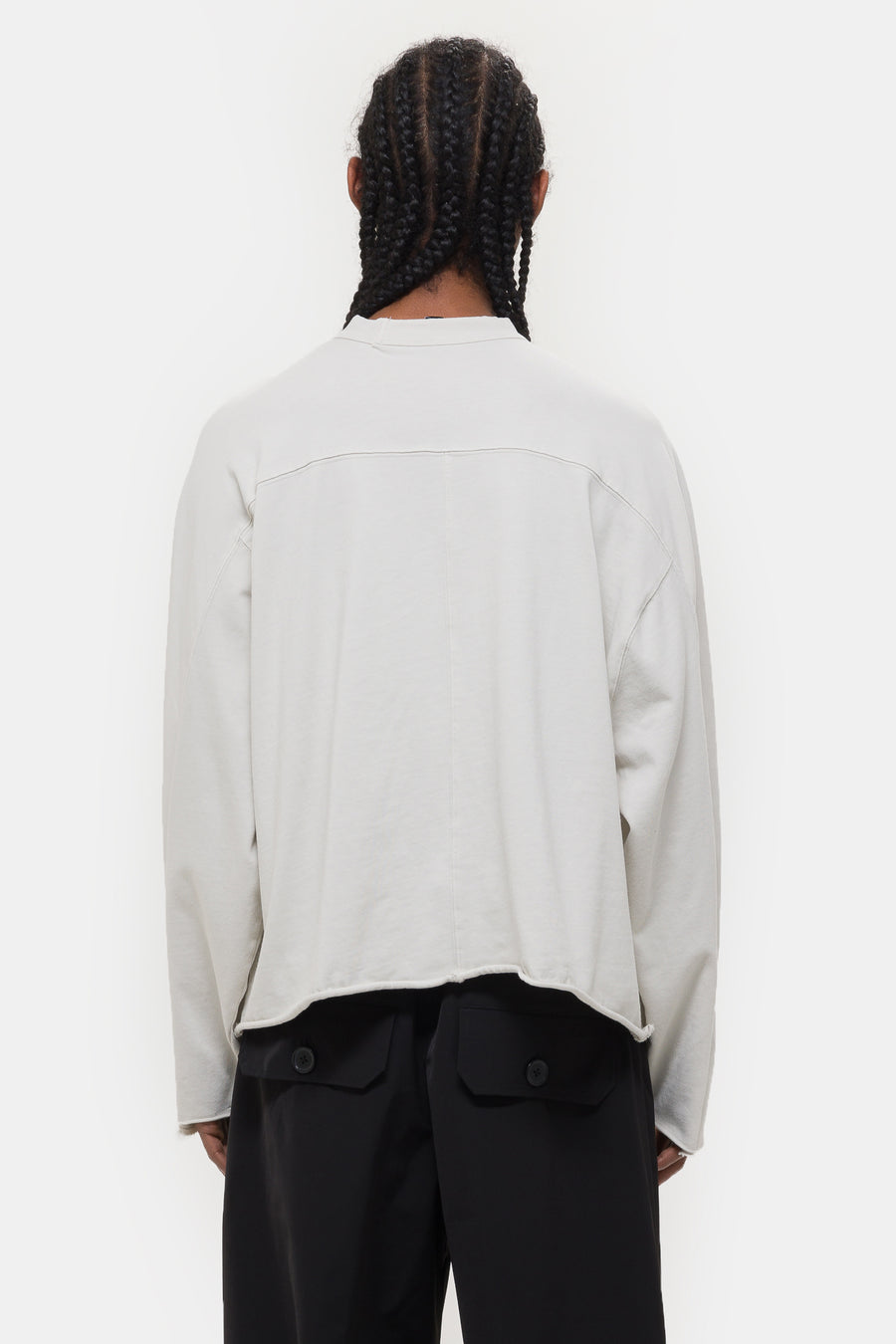 Entire Studios Heavy LS Tee in White - Notre