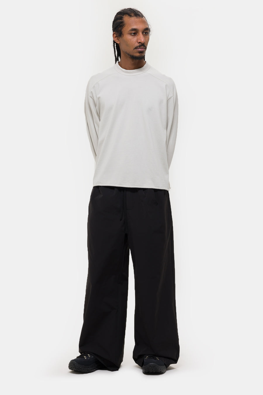 Entire Studios Heavy LS Tee in White - Notre