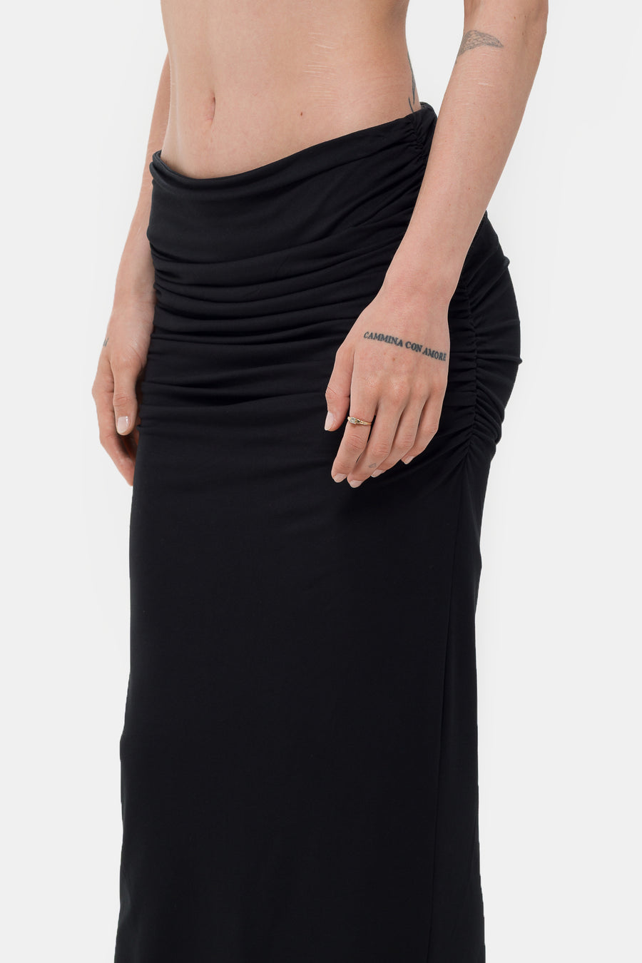Entire Studios Surge Skirt in Black - Notre
