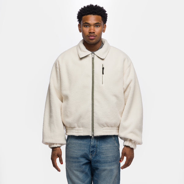 Reversible Bomber Jacket in Khaki - Estudio Niksen