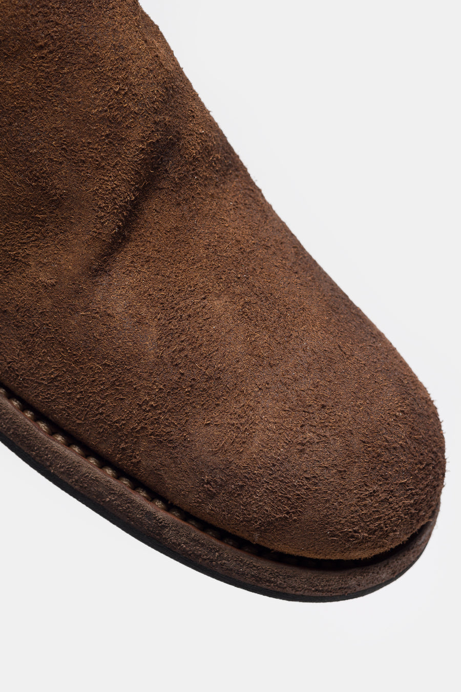 UNDERCOVER Undercover 966V_EYE Reverse Horse Leather Back Zip Boot in Brown - Notre