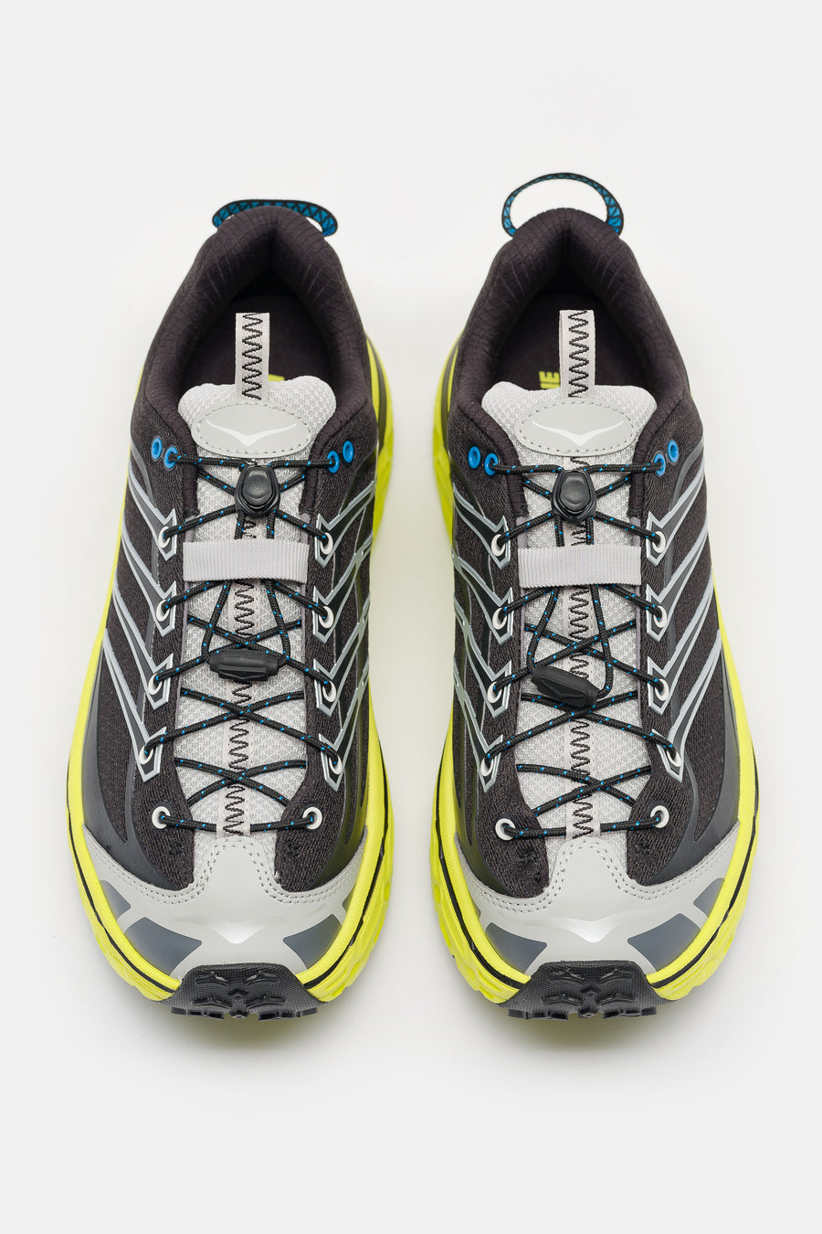 HOKA Mafate Three2 Sneaker in Black/Hoka Citrus - Notre