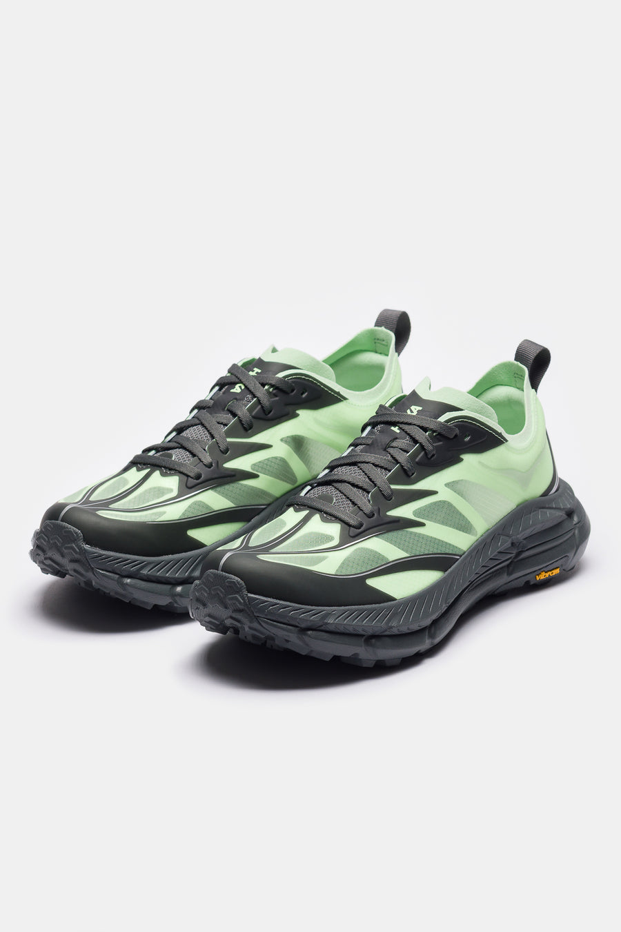 HOKA Mafate Speed 4 Lite Sneaker in Luna Moth/Cosmic Grey - Notre
