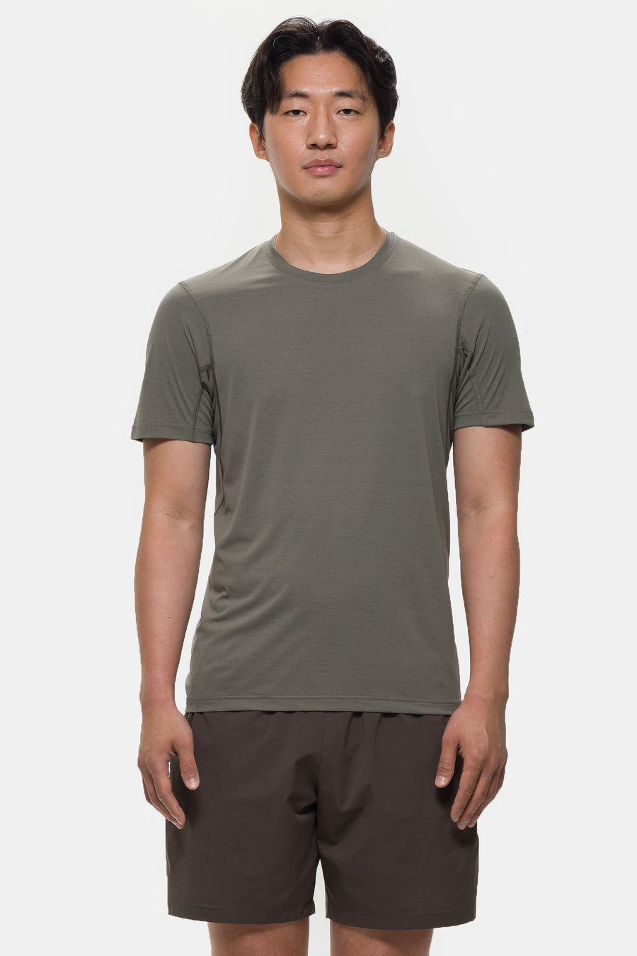 Houdini Sportswear Pace Air T-Shirt in Geyser Grey - Notre