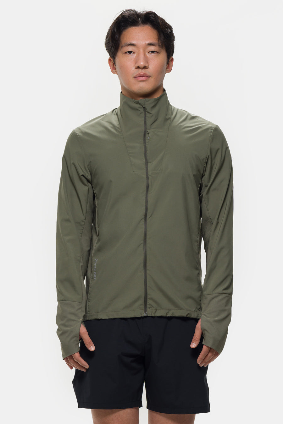 Houdini Sportswear Pace Wind Jacket in Sage Green - Notre