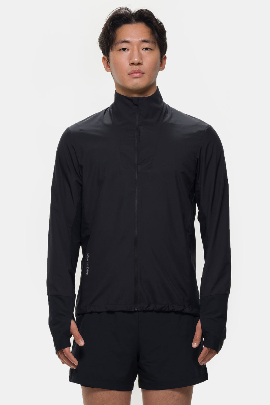 Houdini Sportswear Pace Wind Jacket in True Black - Notre
