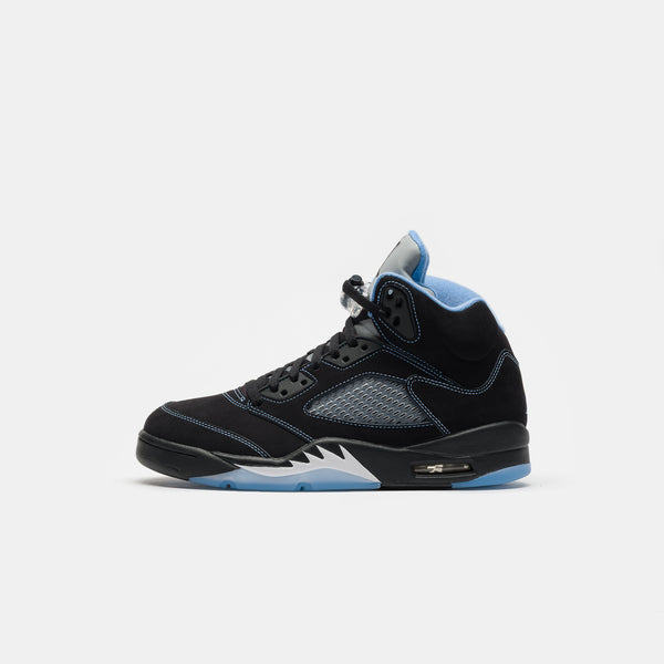 Air Jordan 5 Sneaker in Black/University Blue/White