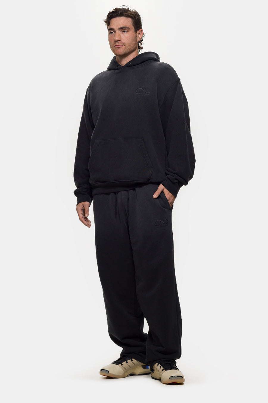 Jordan Infinite Archive Fleece Hoodie in Black - Notre