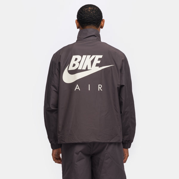 Nigel Sylvester Bike Air Half Zip Jacket in Anthracite/Sail