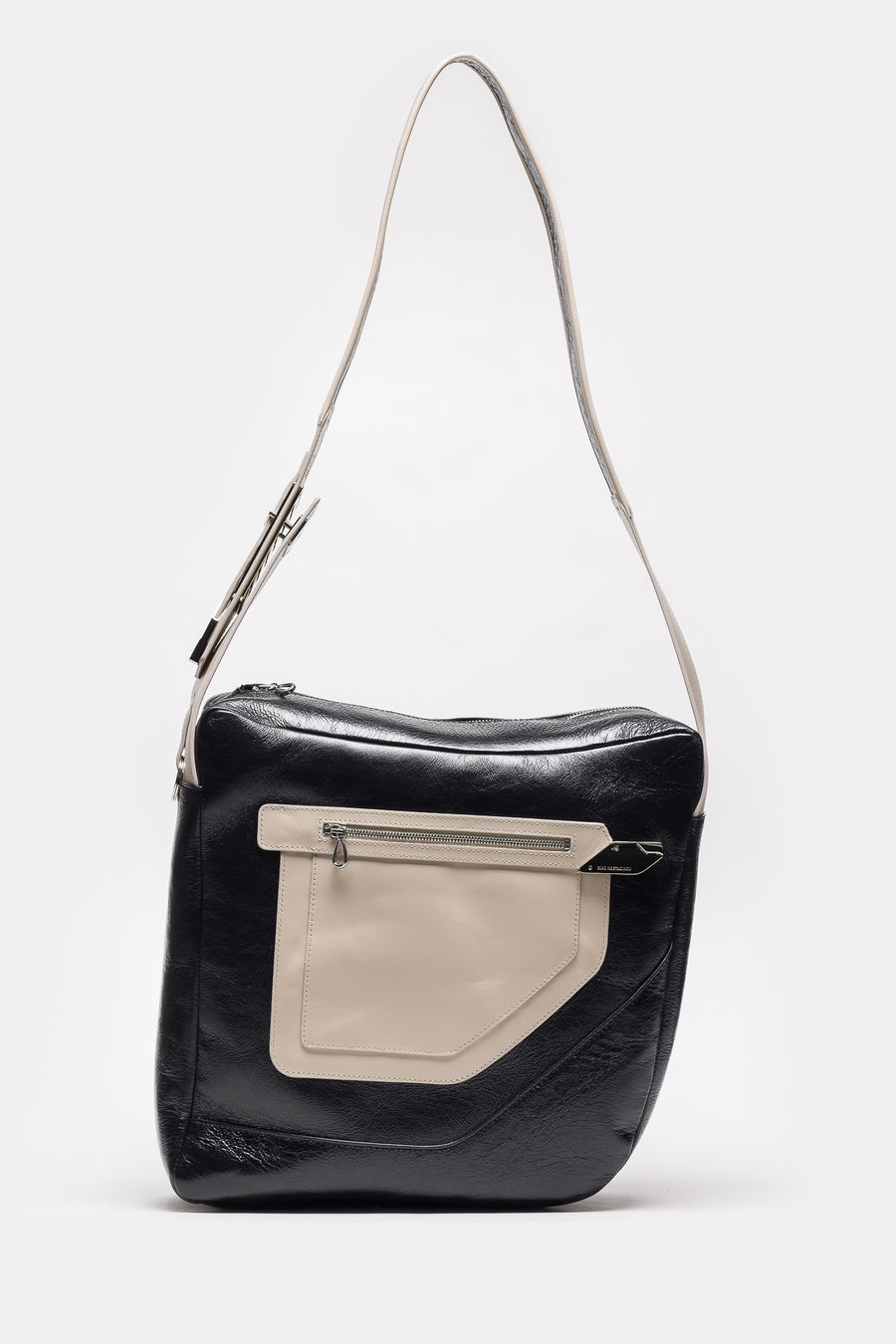 KIKO KOSTADINOV Deultum Leather Bag in Black/Beige - Notre