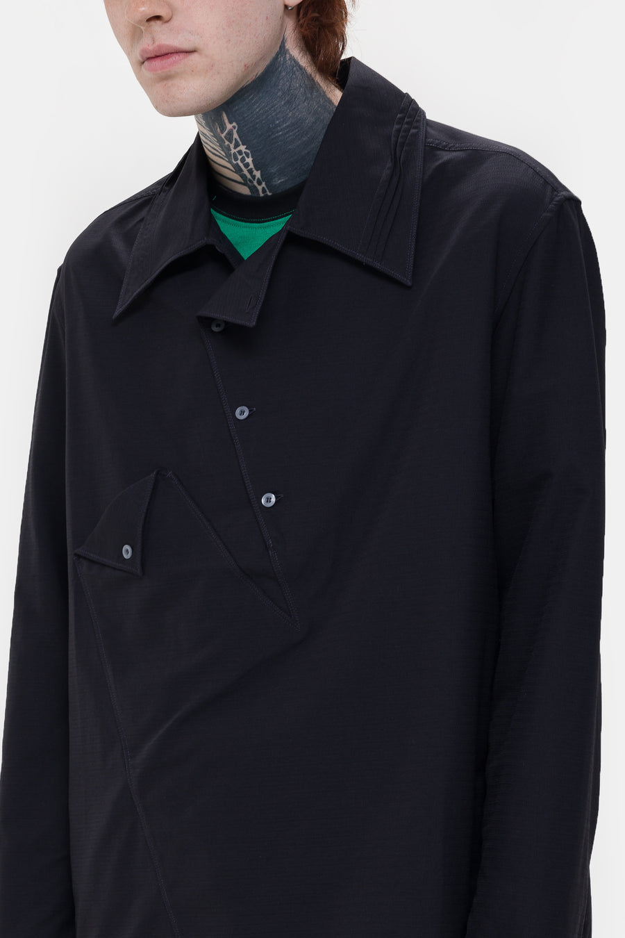 KIKO KOSTADINOV Jarocka Overshirt in Black - Notre