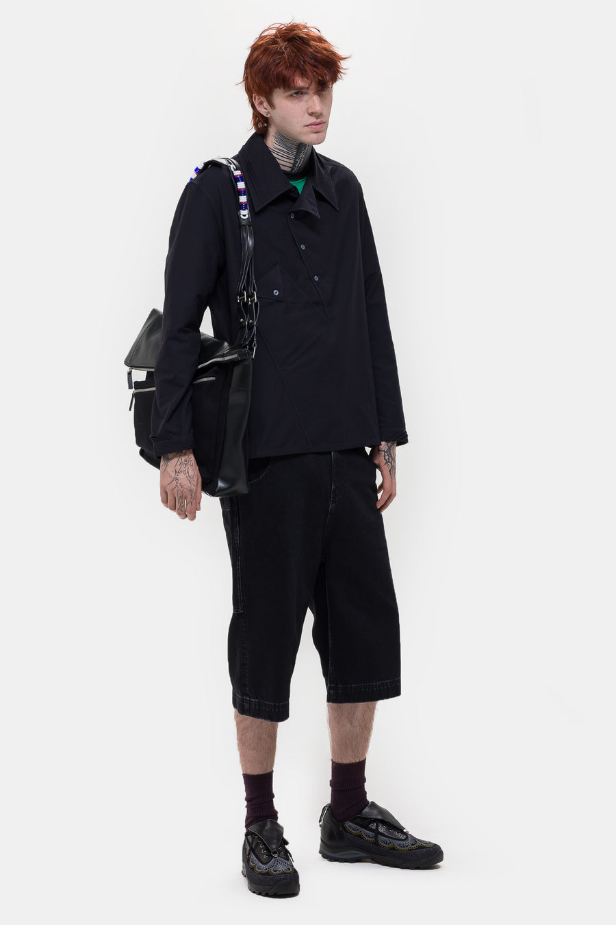 KIKO KOSTADINOV Jarocka Overshirt in Black - Notre