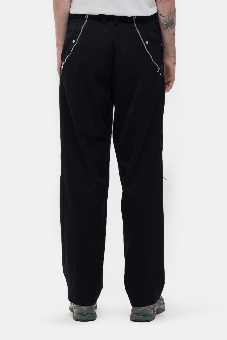 KIKO KOSTADINOV Knox Trousers with Zipper in Black - Notre