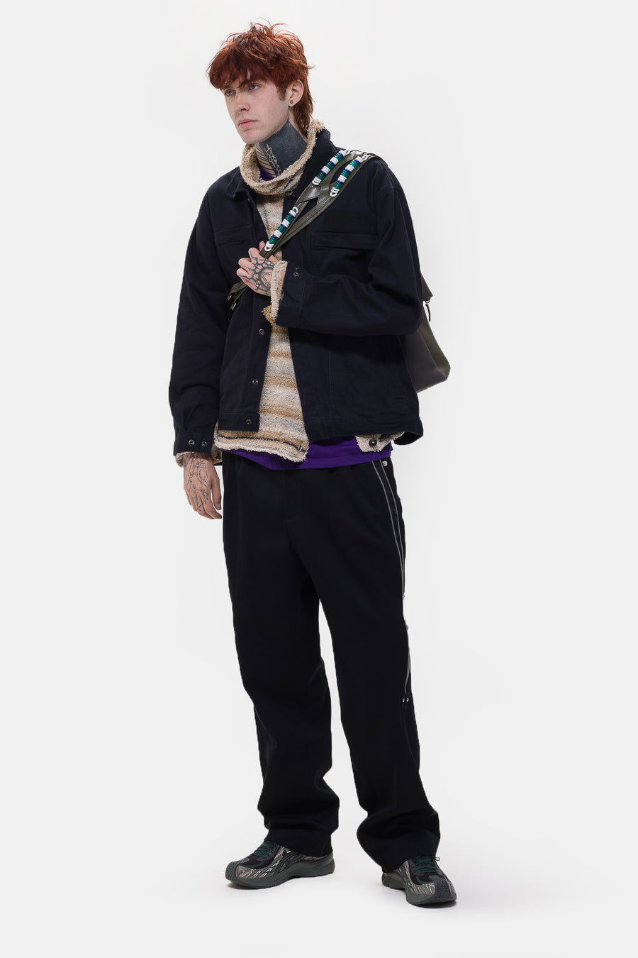 KIKO KOSTADINOV Knox Trousers with Zipper in Black - Notre