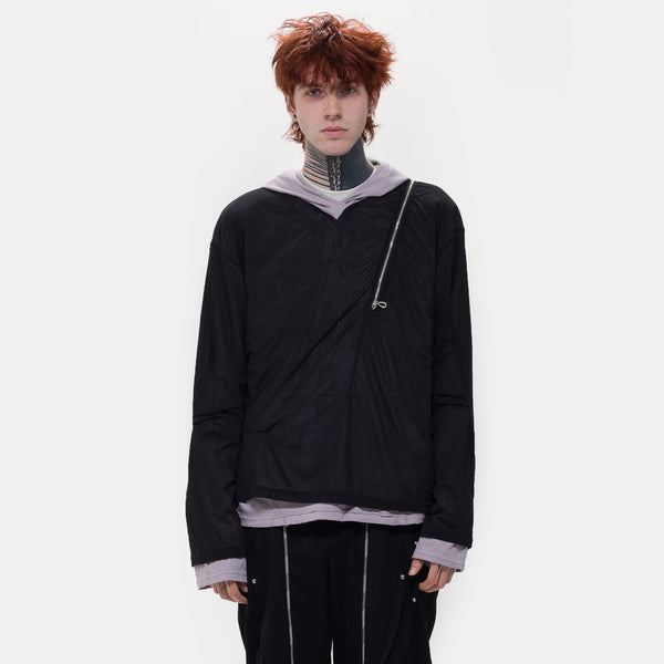 トップス kiko kostadinov 24aw KNOX MESH HOODIE Kiko Kostadinov Knox Mesh Hoodie Lime / Lilac / Emerald
