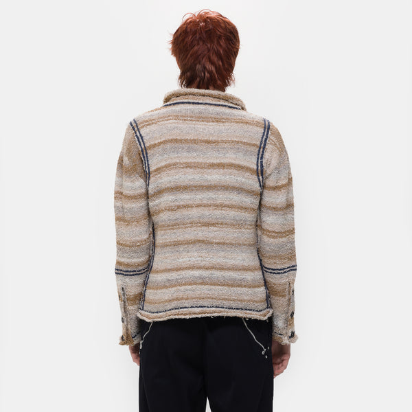 Scarpitta Knit Sweater in Beige/Grey Scarpitta Knit Sweater in Beige/Grey