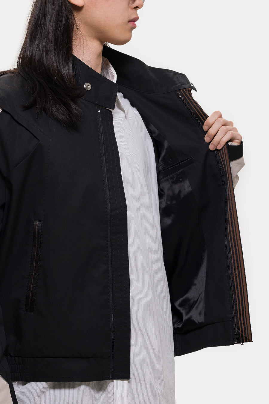 KIKO KOSTADINOV Solix Jacket in Black Sable/Seedpearl - Notre