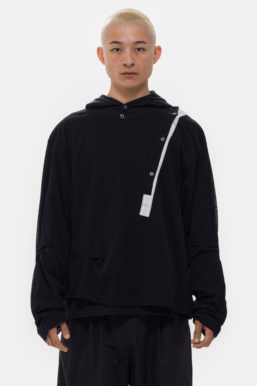 KIKO KOSTADINOV Inex Hooded Top in Black - Notre
