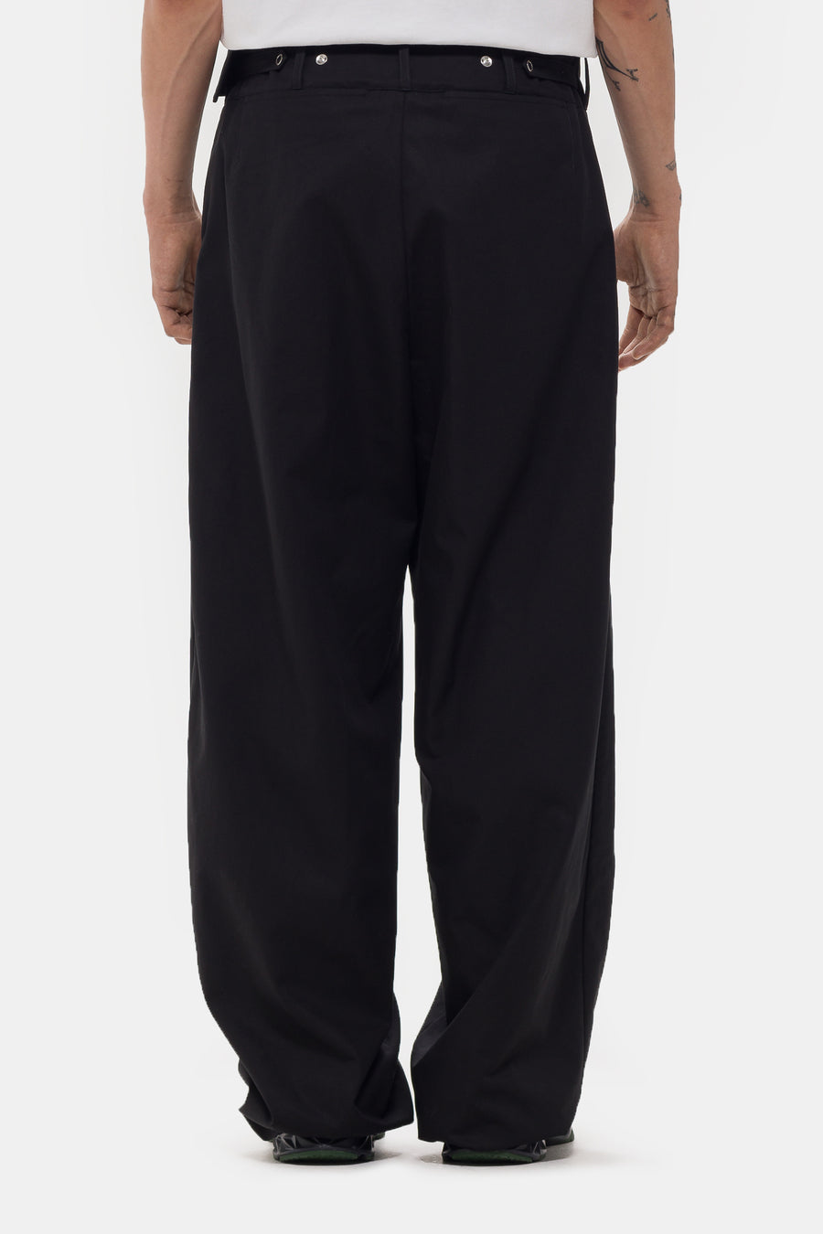 KIKO KOSTADINOV Navin Wide Trouser in Black Sable - Notre