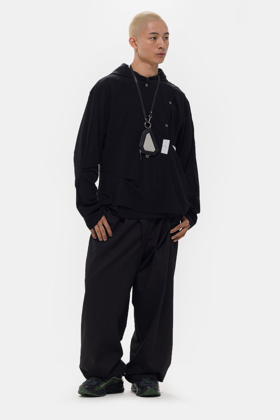 KIKO KOSTADINOV Navin Wide Trouser in Black Sable - Notre