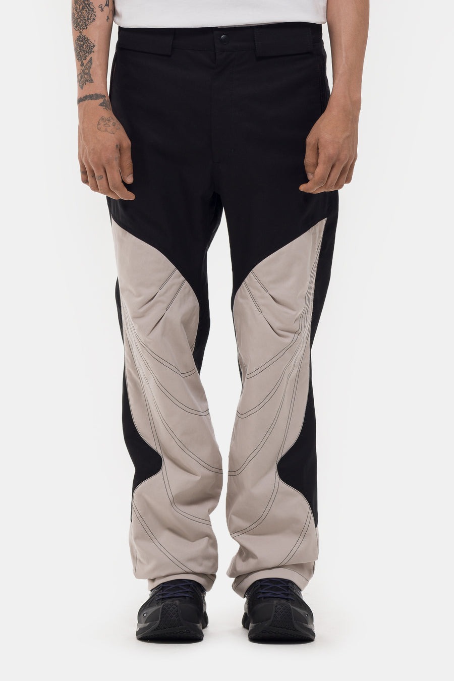 KIKO KOSTADINOV Solix Zip Trouser in Black Sable/Seedpearl - Notre