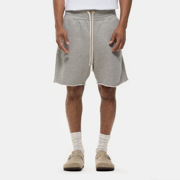Heavyweight Yacht Short in in Heather Grey - Les Tien