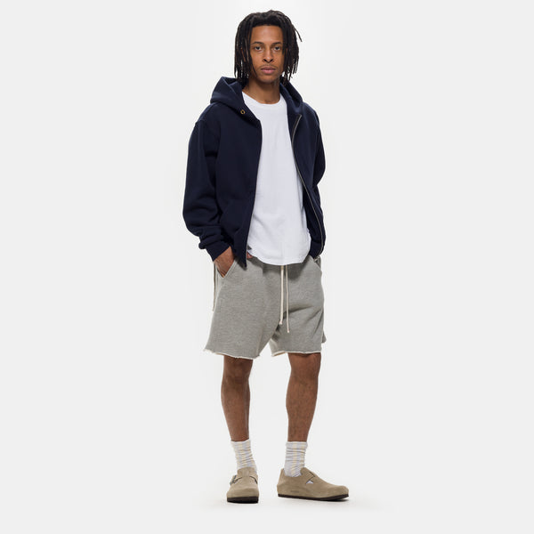 Heavyweight Yacht Short in in Heather Grey - Les Tien