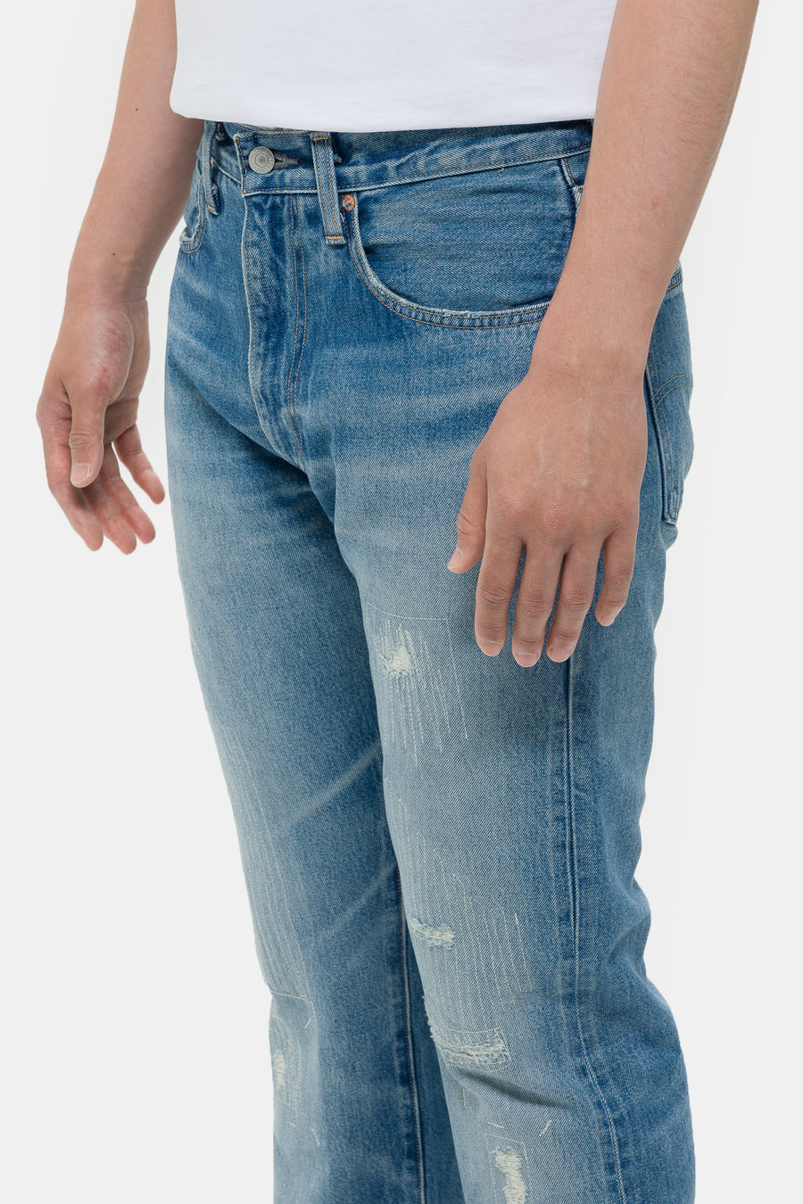 Levi's® Made in Japan 505 Regular Fit Jean in Explorer - Notre